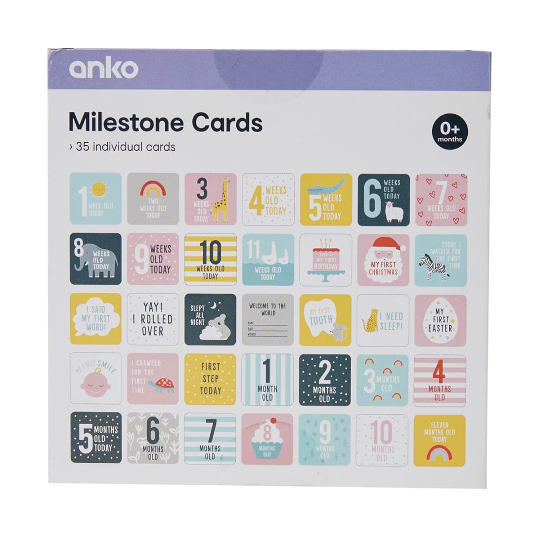 Milestone Cards Kmart