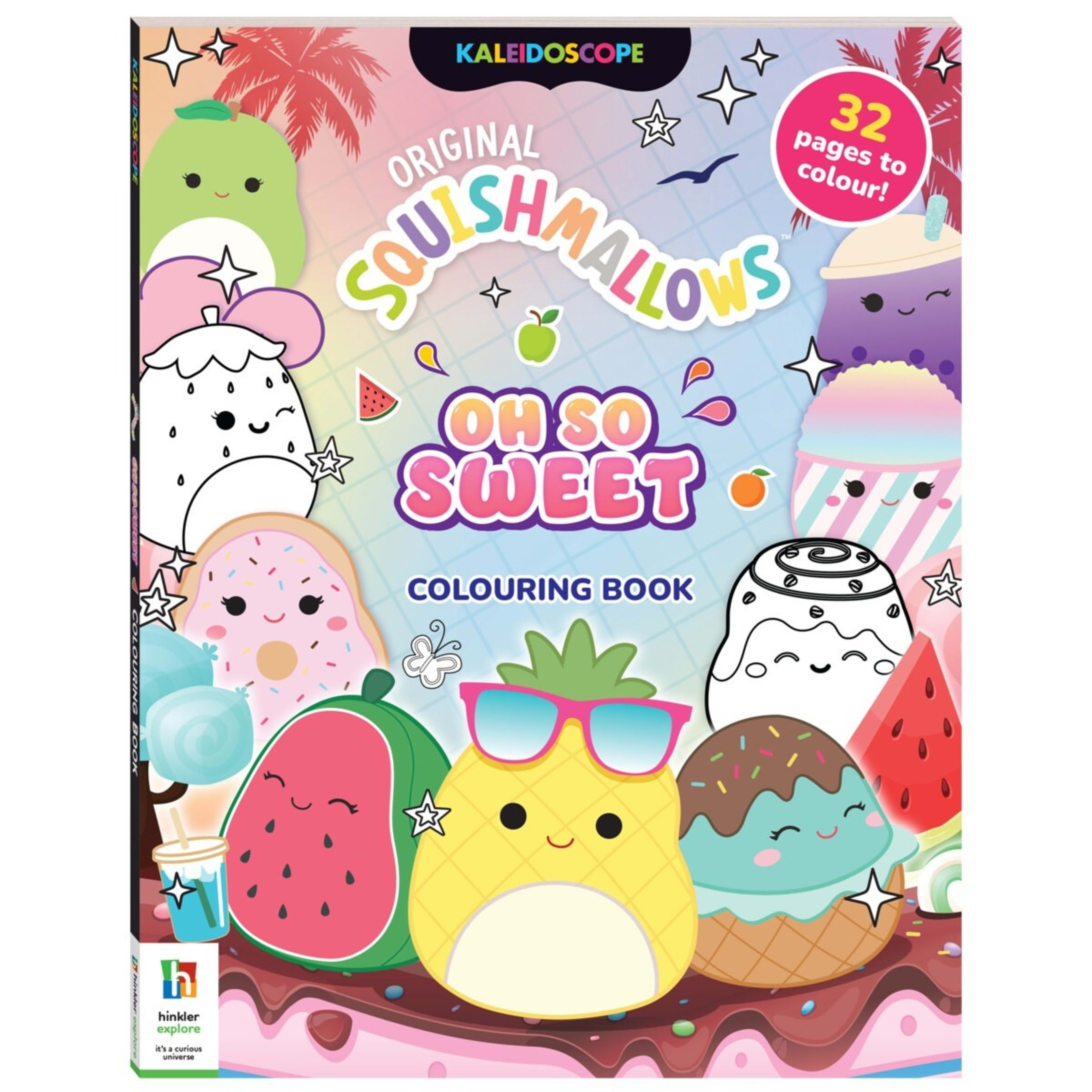 1 Kaleidoscope Original Squishmallows Oh So Sweet Colouring Book