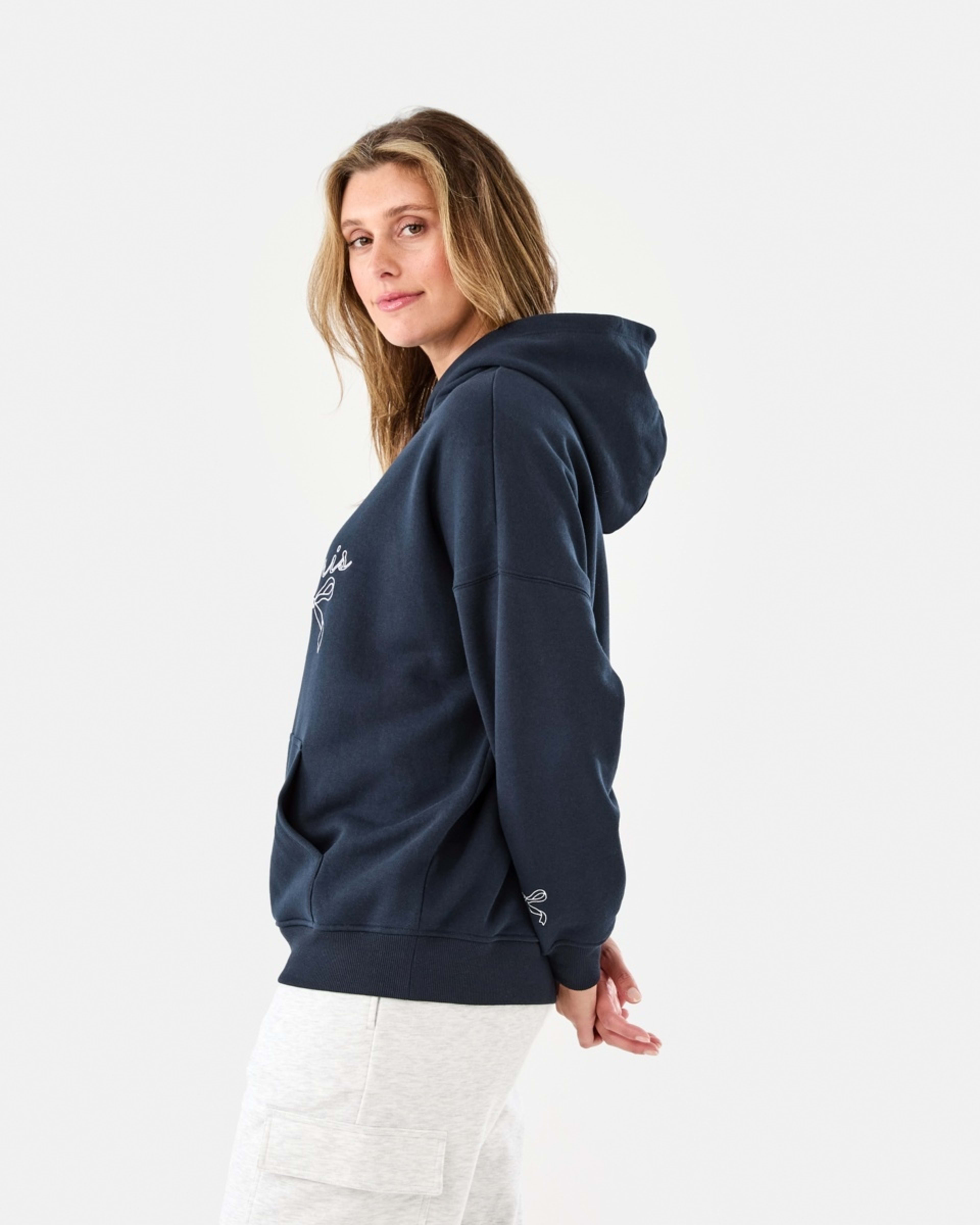 2 Oversized Graphic Hoodie Paris Bow, 2 of 7