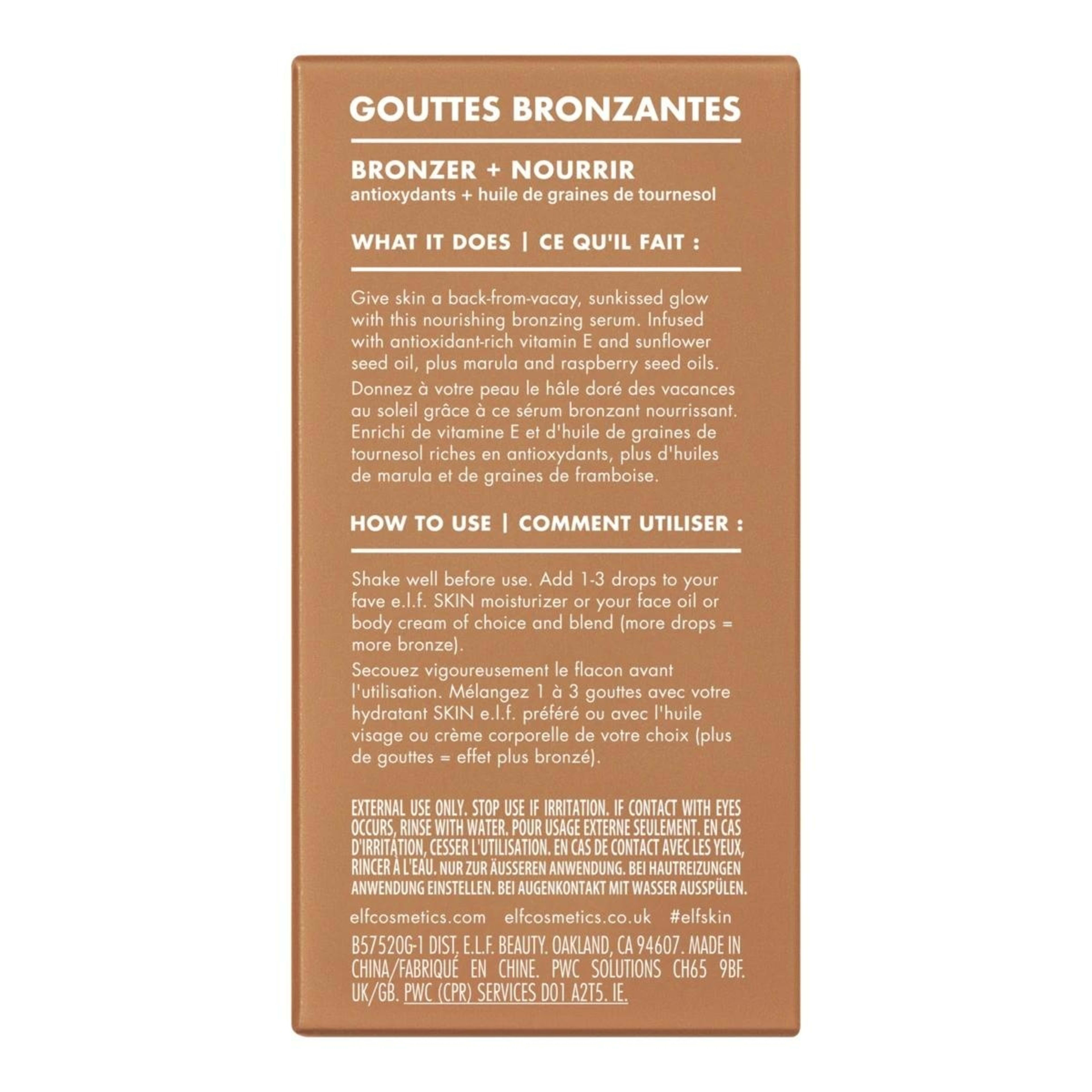 5 e.l.f. Skin Bronzing Drops - Pure Gold, 5 of 7