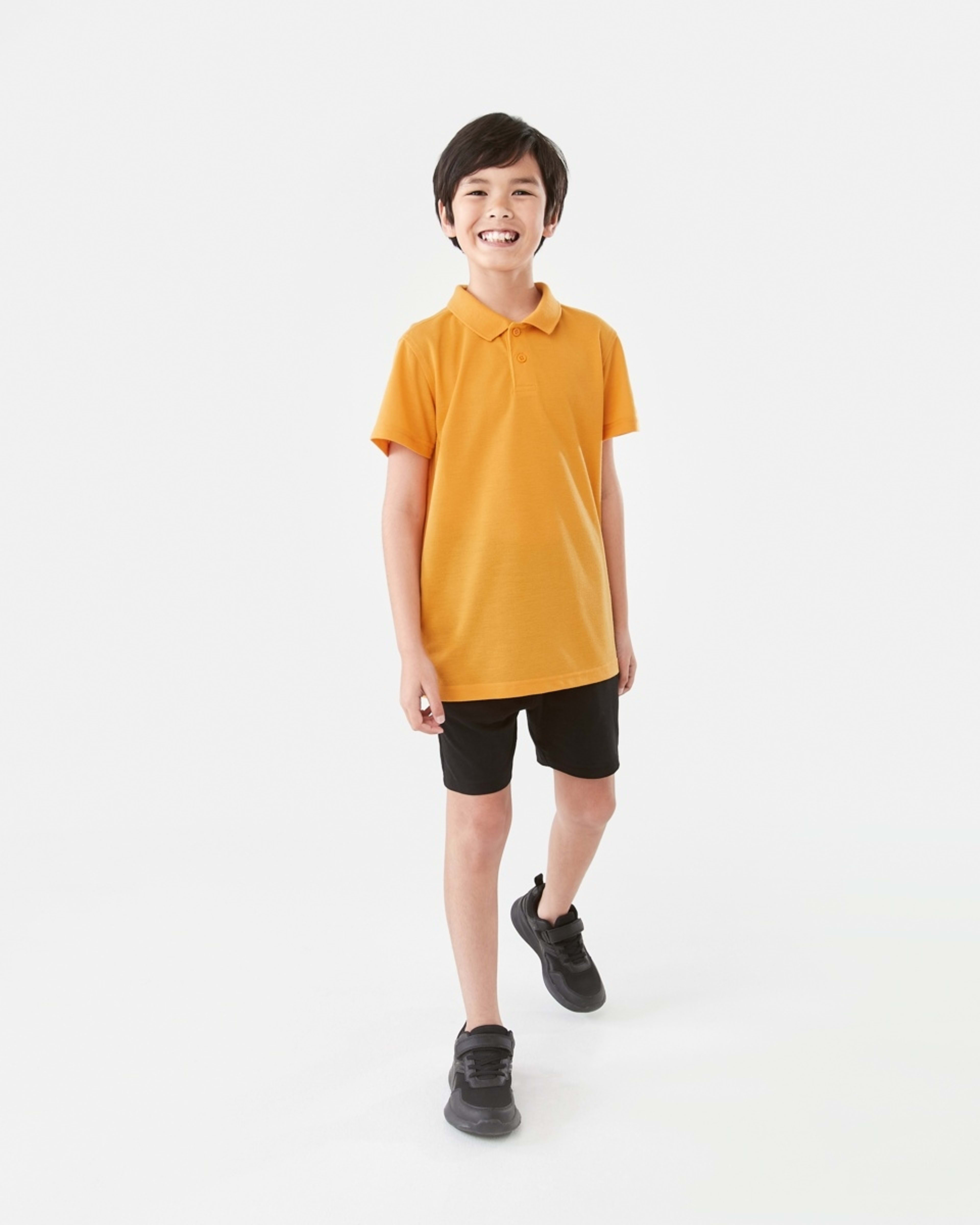5 School Polo T-shirt Gold, 5 of 8