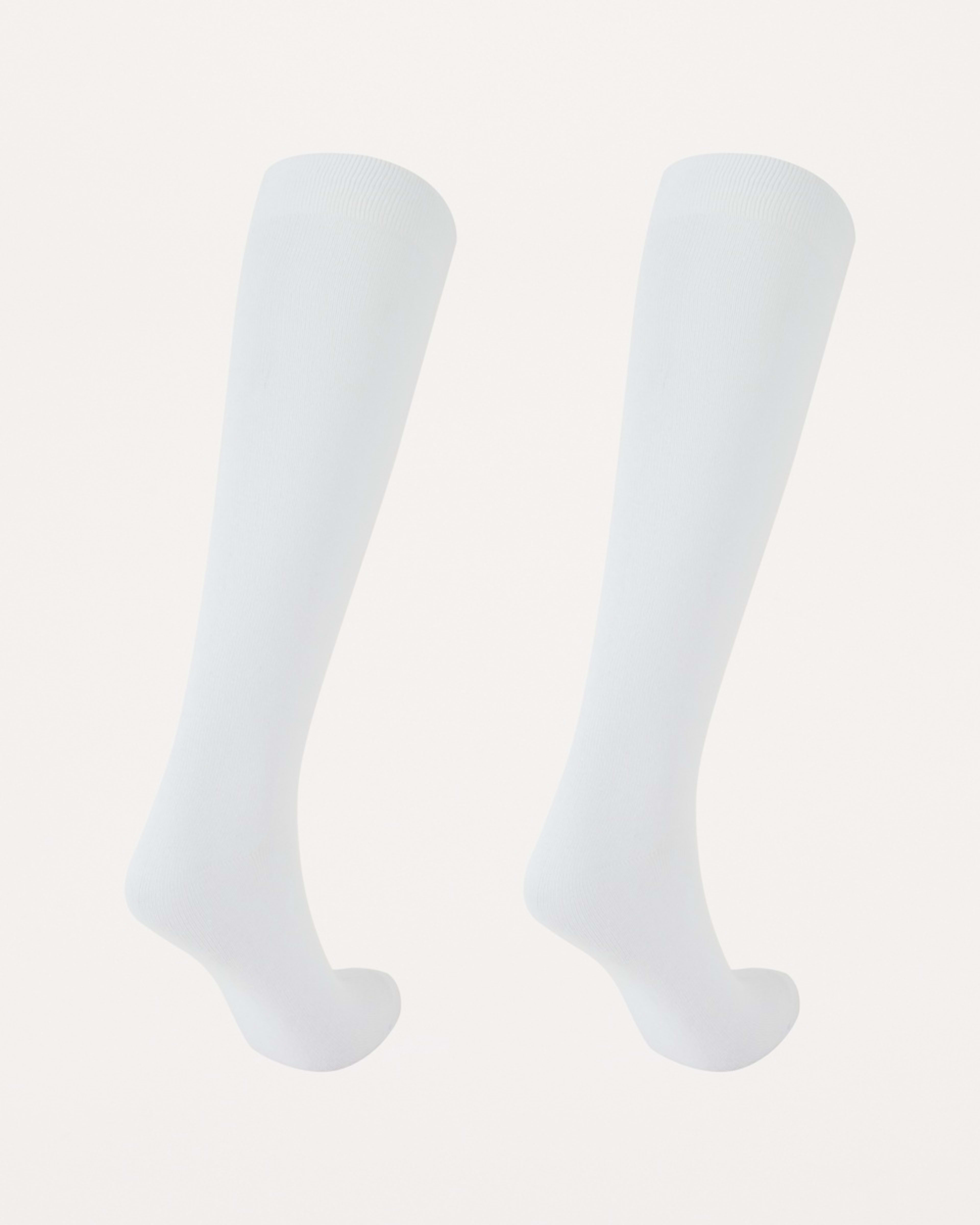 2 2 Pack Knee High Socks WHITE, 2 of 3
