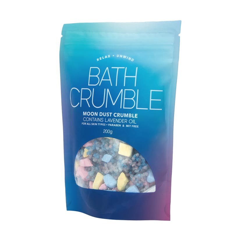 Moon Dust Bath Crumble 200g Lavender Oil Kmart
