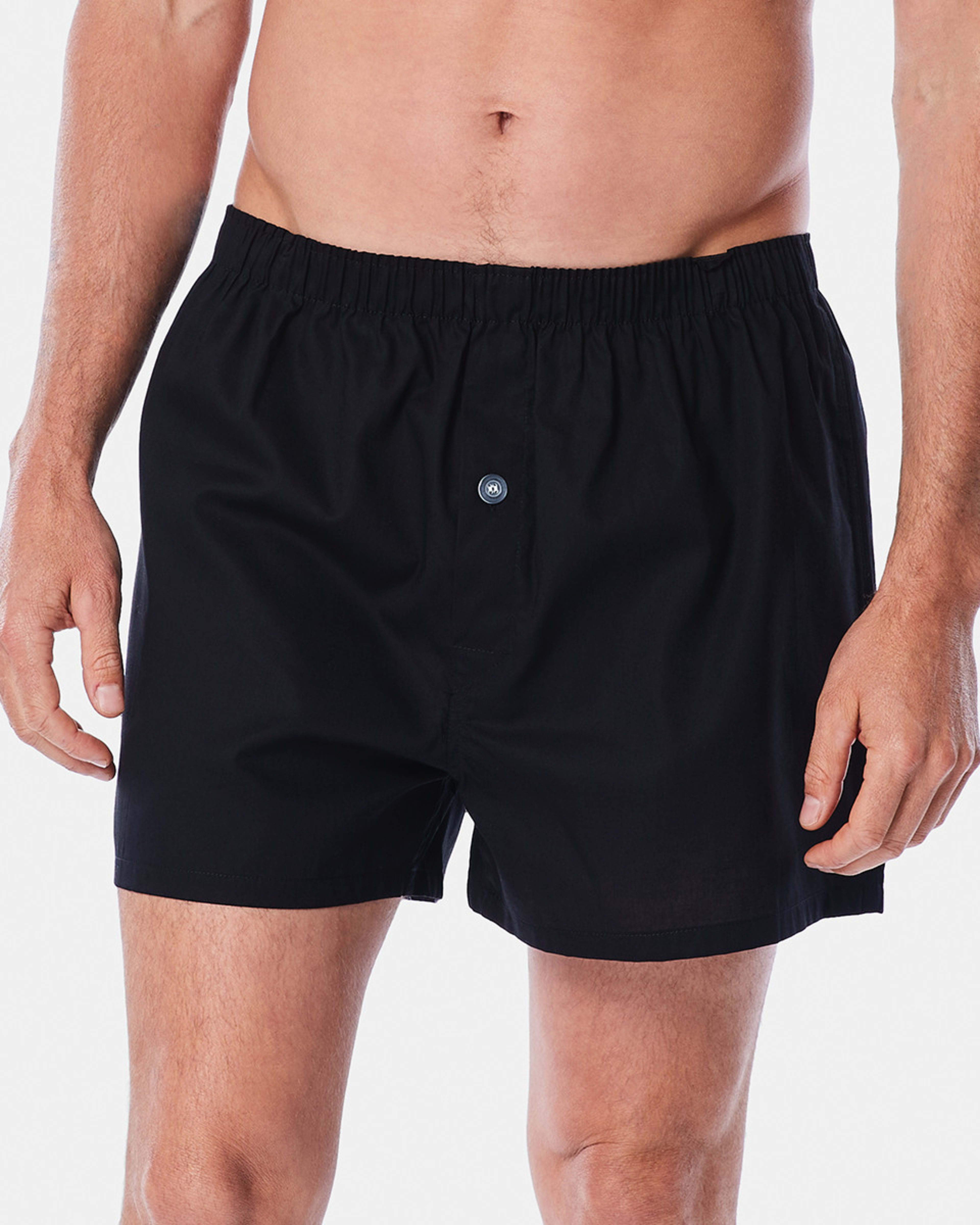 3 3 Pack Alpha Classic Woven Boxers Black Dot, 3 of 7