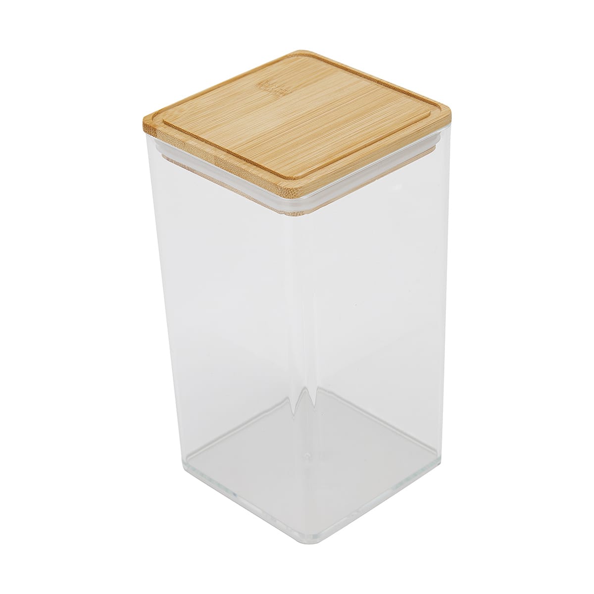 1L Tall Food Container with Bamboo Lid Kmart