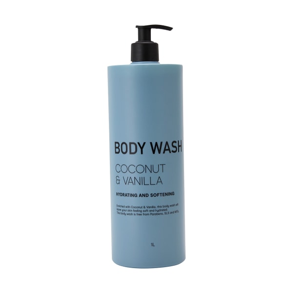 Hydrating & Softening Body Wash 1L - Coconut & Vanilla