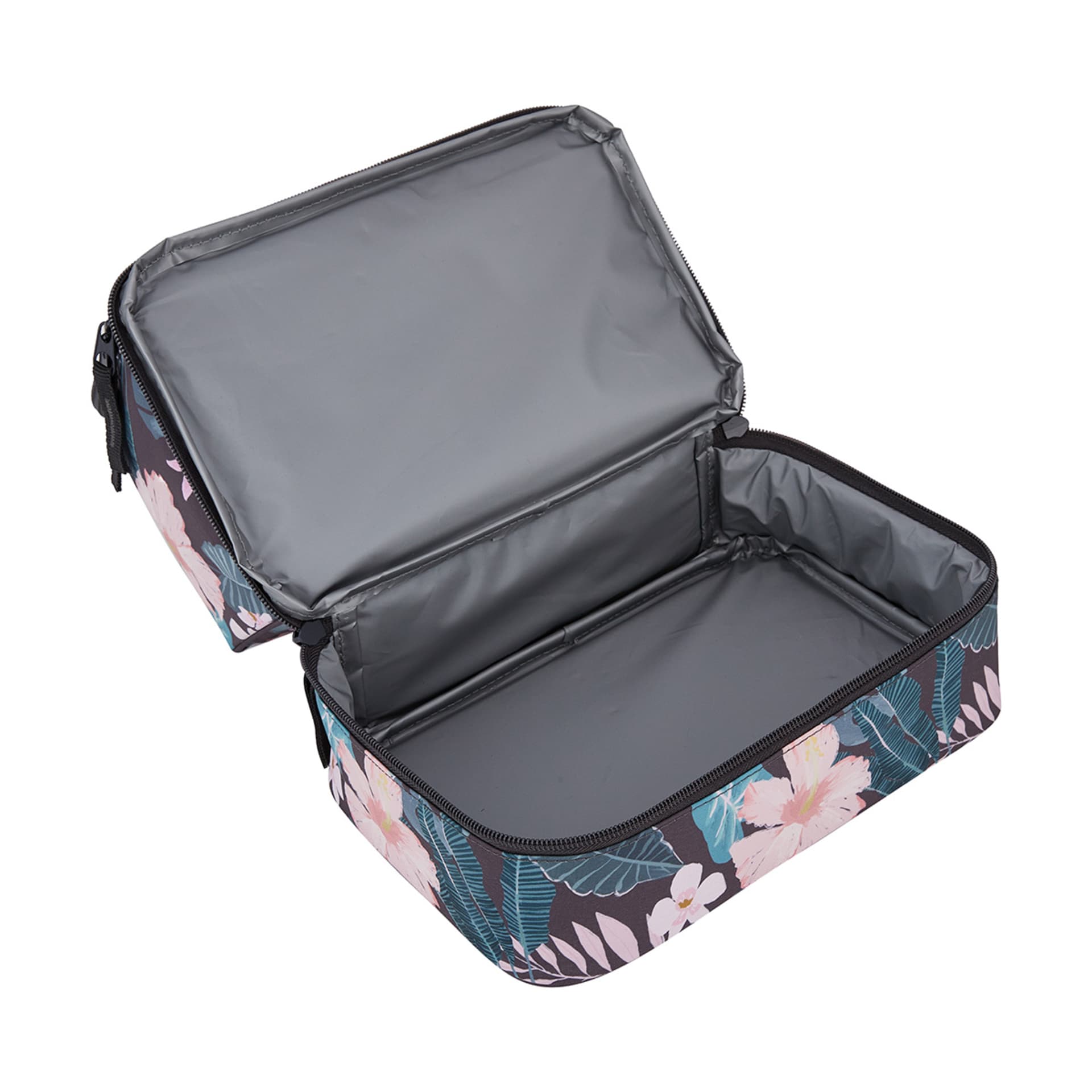 Hibiscus Insulated Twin Deck Lunch Bag Kmart