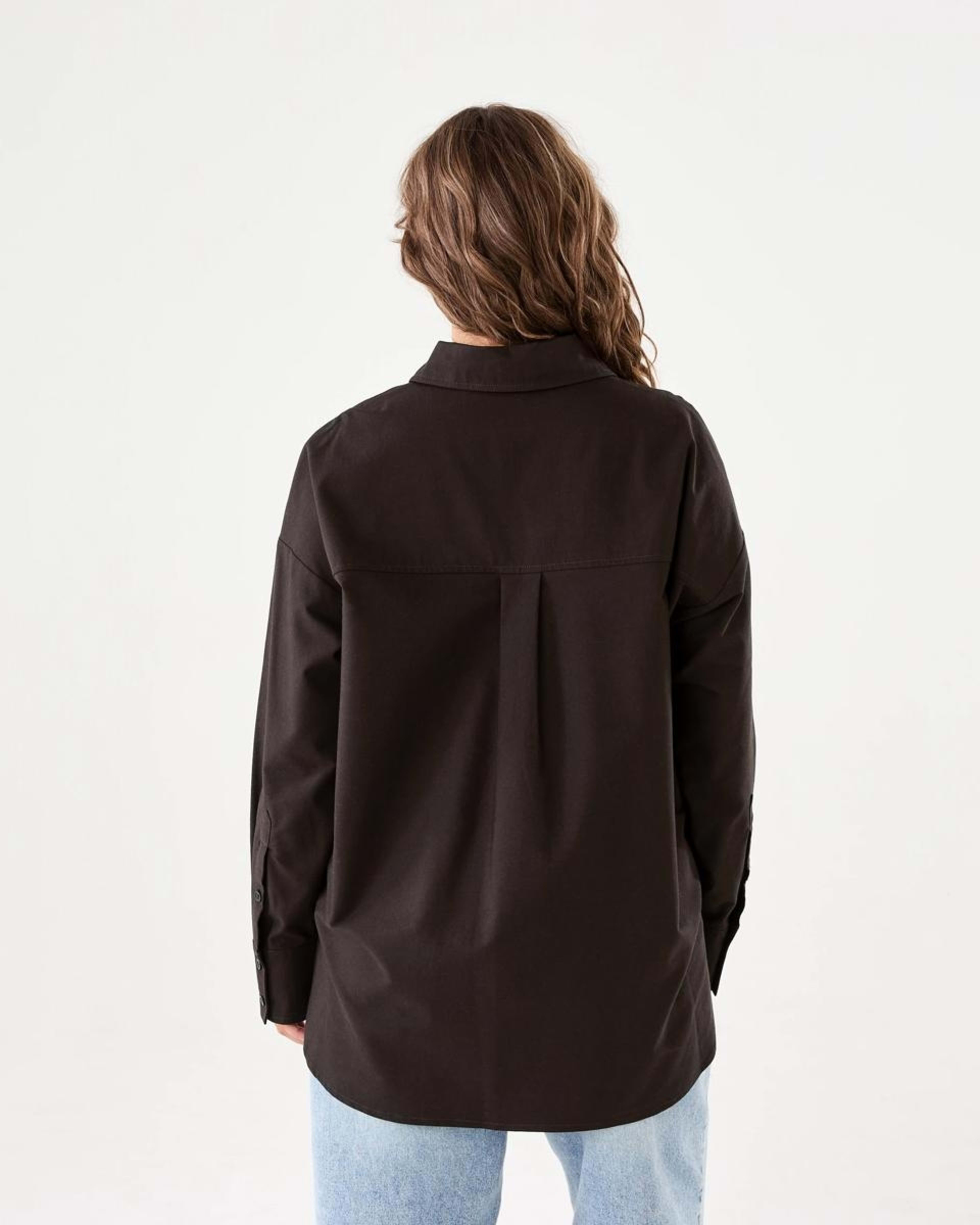 4 Long Sleeve Oxford Shirt MELTED CHOCOLATE, 4 of 6