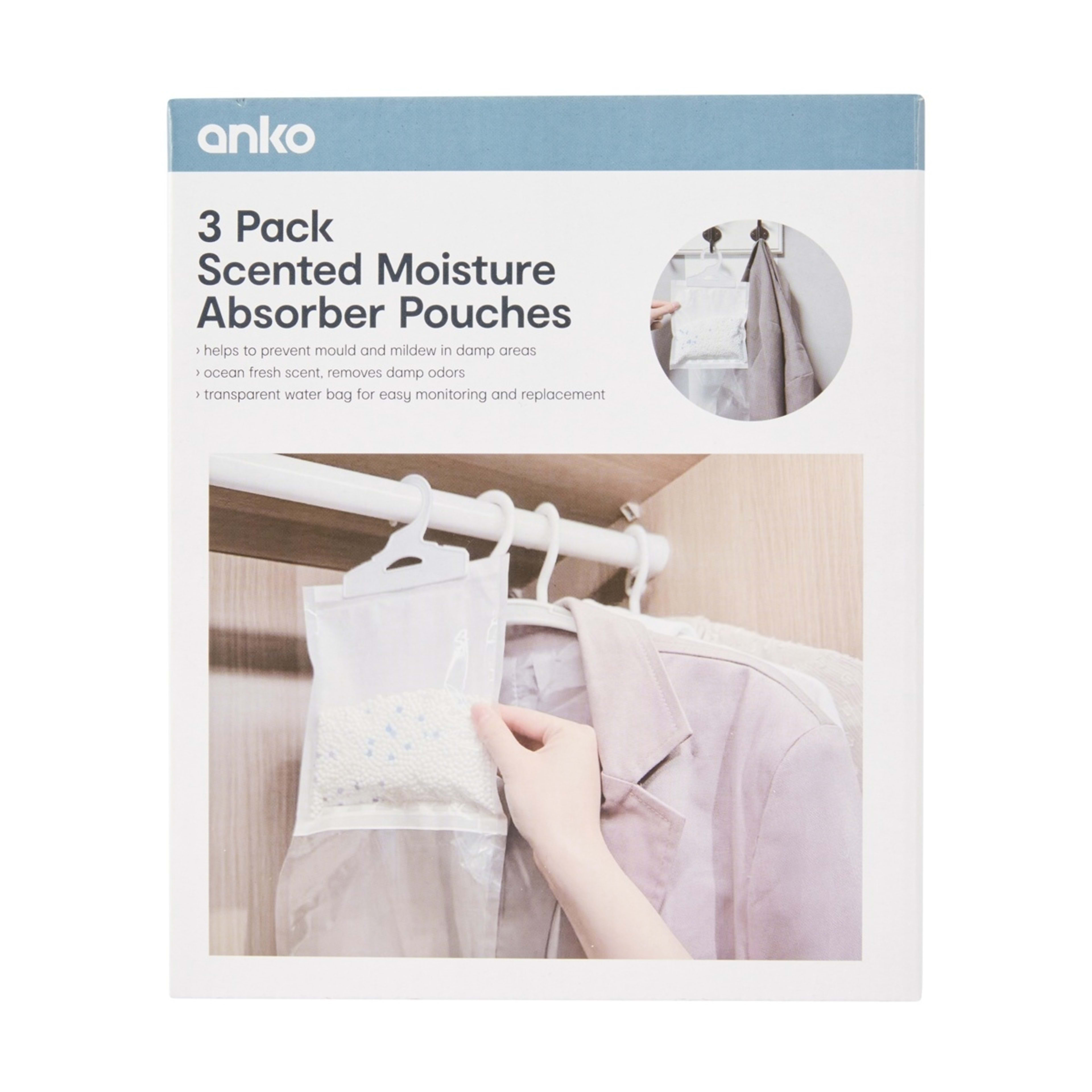1 3 Pack Scented Moisture Absorber Pouches, 1 of 5