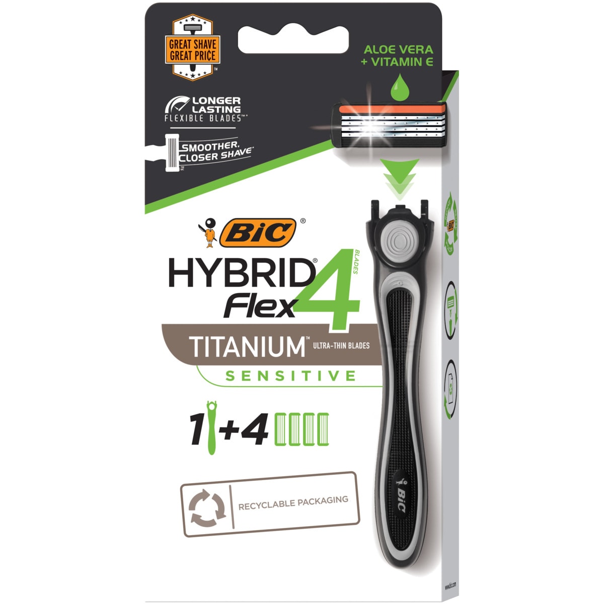 BIC Hybrid Flex 4 Razor Kmart